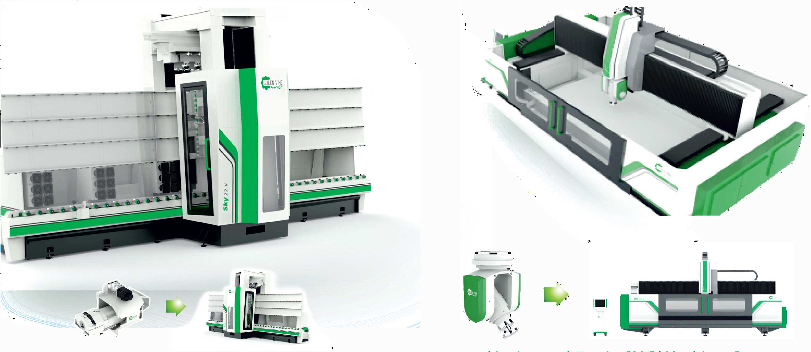 Green Vine produces intelligent glass cold processing machinery