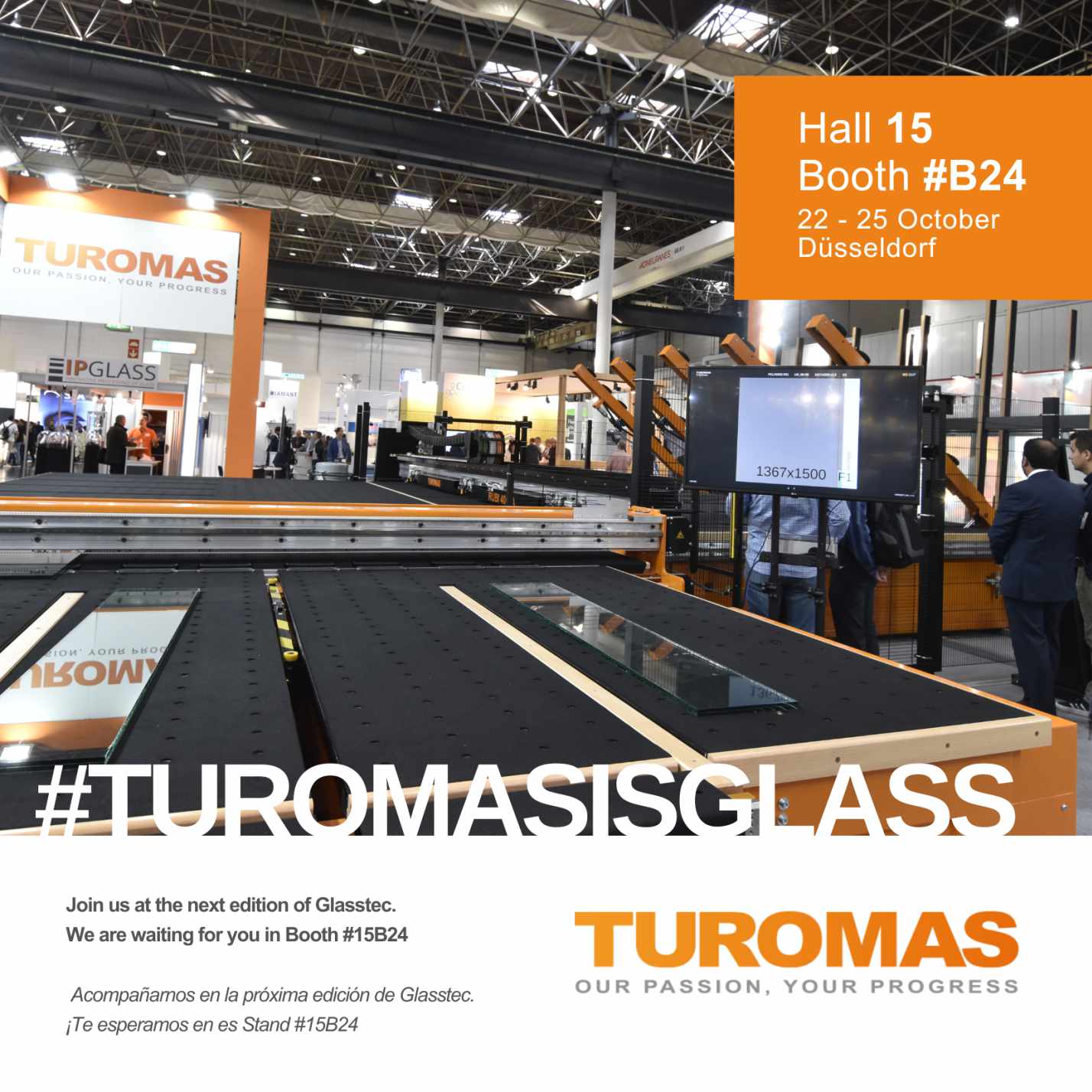 Discover what TUROMAS has prepared for Glasstec 2024.