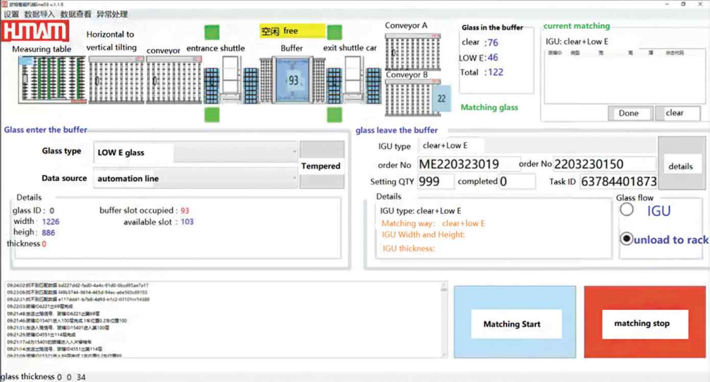 HUMAM MES software enhances glass production efficiency