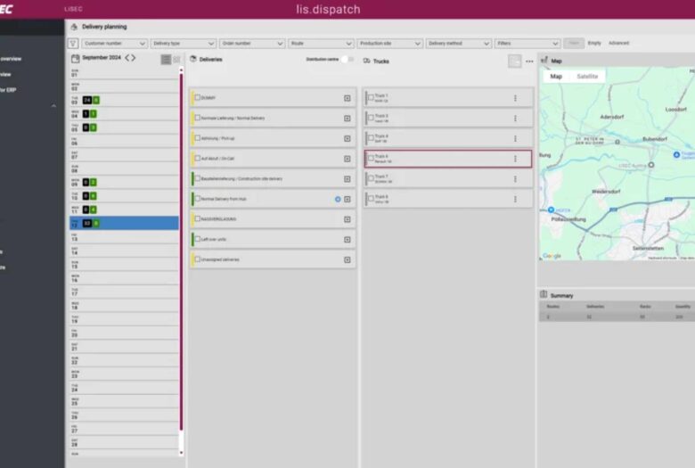 lis.dispatch - The LiSEC solution for industrial delivery logistics