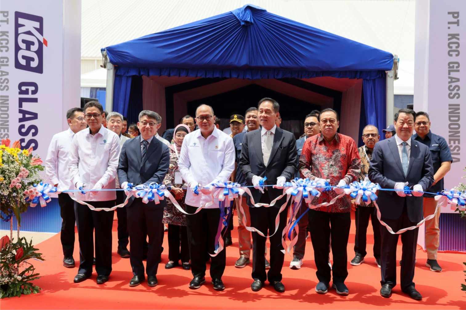 KCC Glass Indonesia Corporation inauguration ceremony held