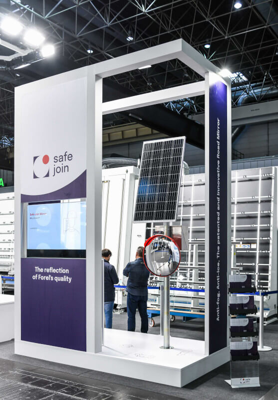 Forel presents Safe Join, the innovative road mirror, at Glasstec 2024 3