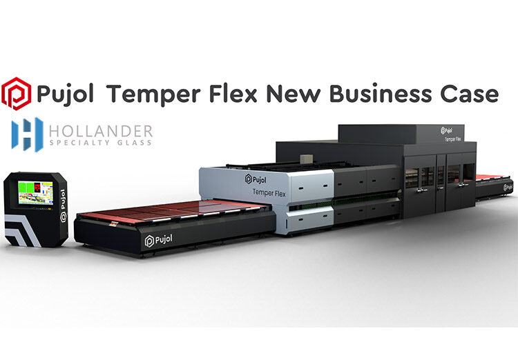 Hornos Industriales Pujol announces the sale of Temper Flex tempering oven to Hollander Glass.