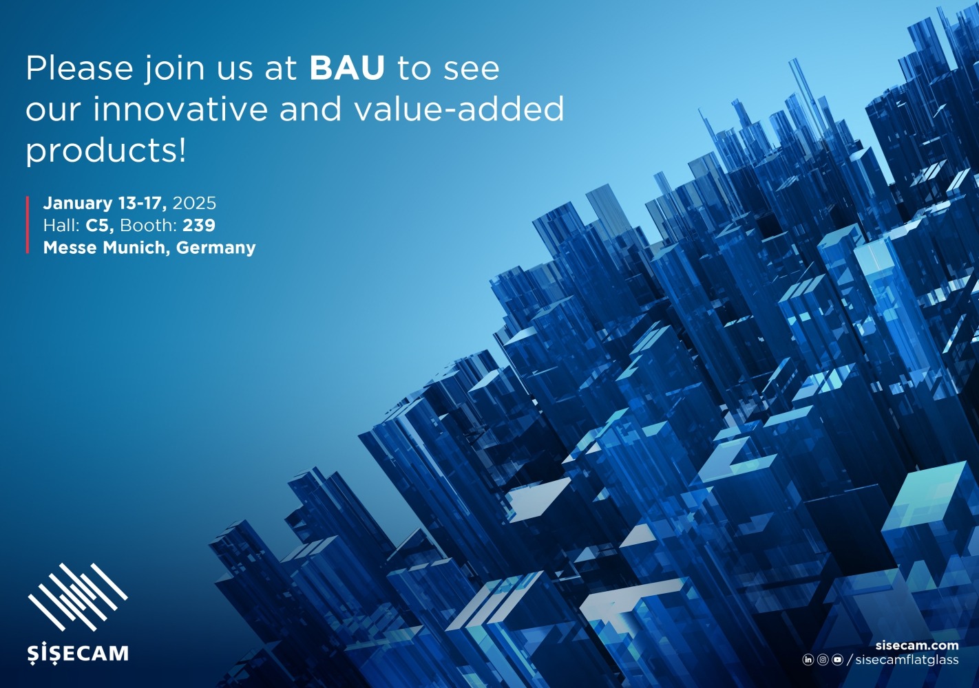 Sisecam Participates in BAU 2025 Fair